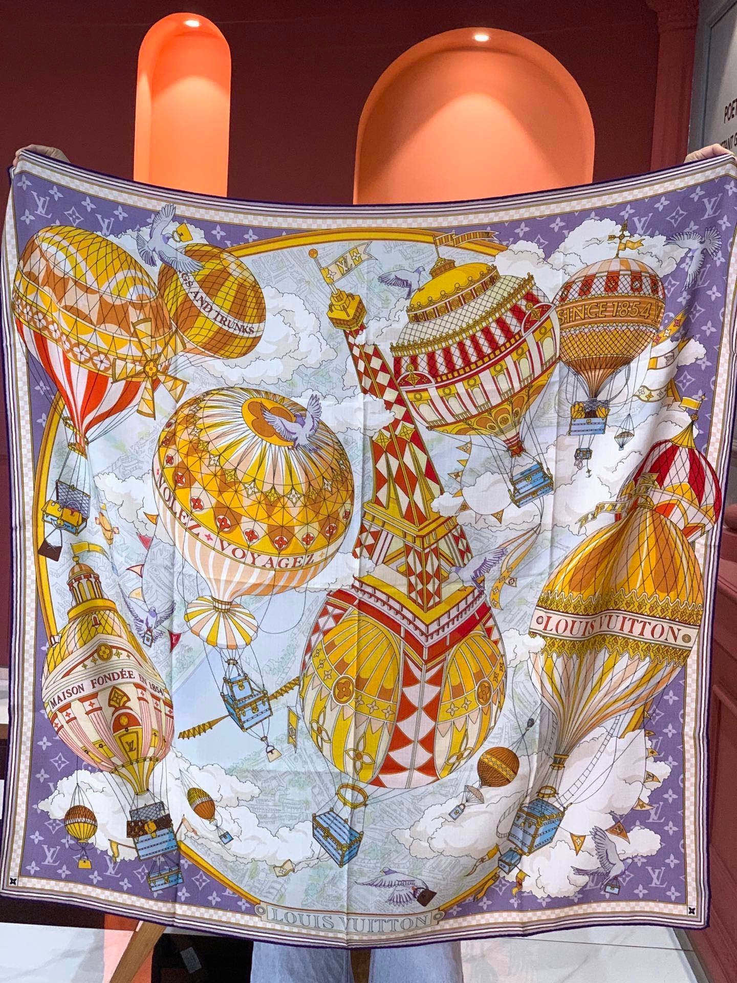 LV 26S SCARF 135 IN CASHMERE AND SILK 316771