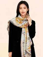 LV 26S SCARF 135 IN CASHMERE AND SILK 316771
