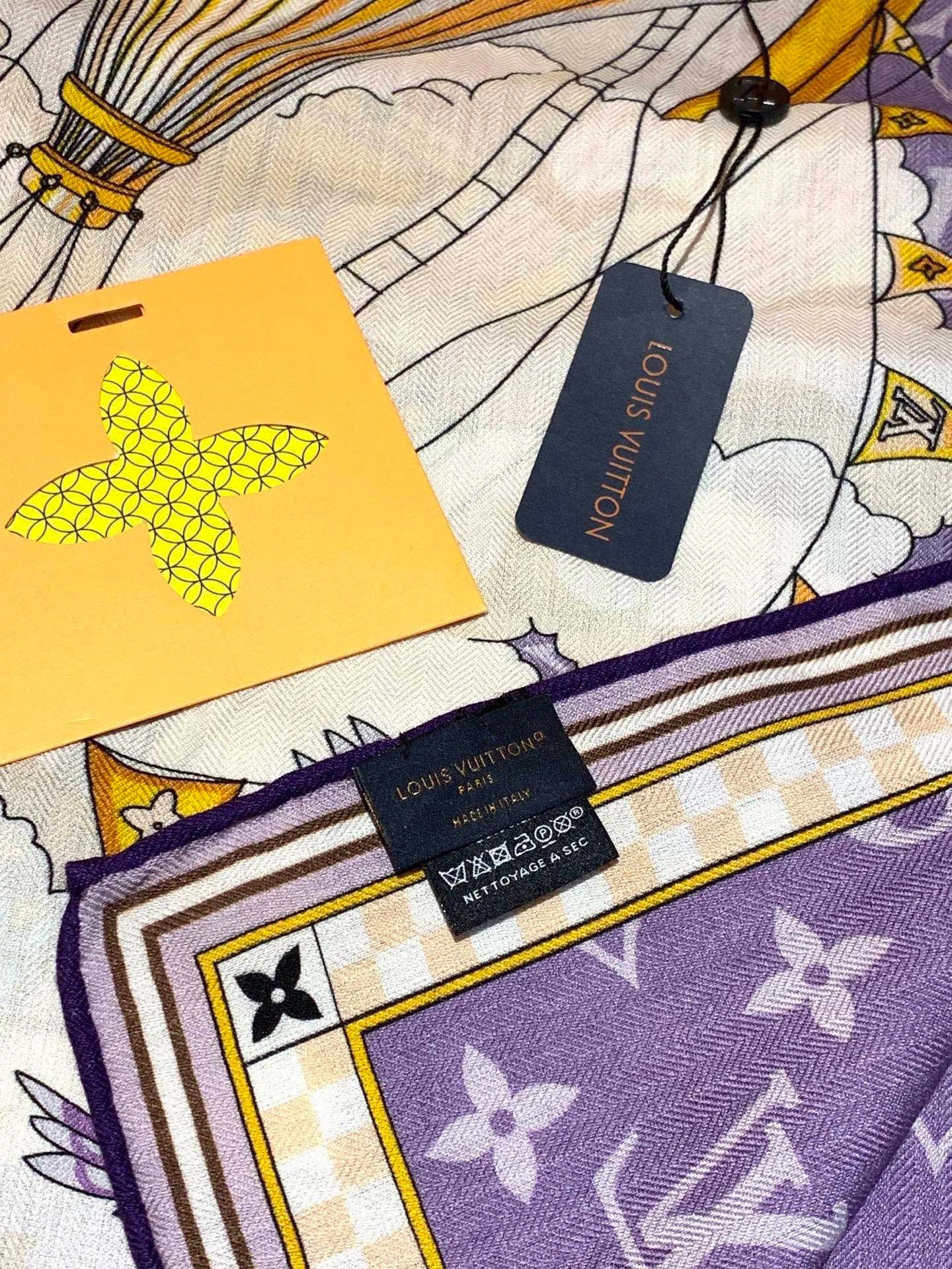 LV 26S SCARF 135 IN CASHMERE AND SILK 316771