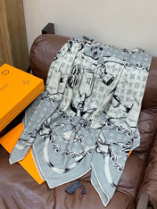 LV 26S SCARF 135 IN CASHMERE AND SILK 316781