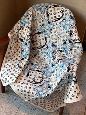 LV 26S SCARF 135 IN CASHMERE AND SILK 319848