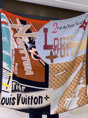LV 26S SCARF 135 IN CASHMERE AND SILK 320861