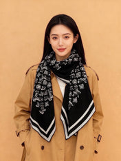 LV 26S SCARF 135 IN CASHMERE AND SILK 320926