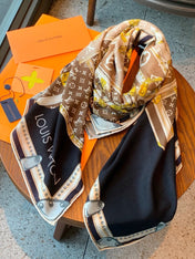 LV 26S SCARF 135 IN CASHMERE AND SILK 320939