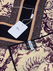 DIOR 26S SCARF 135 IN CASHMERE AND SILK 433865