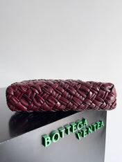 KELIMERO CHA-CHA CLUTCH 28.5 IN BURGUNDY LAMBSKIN