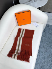 SCARF 180 CM IN GARNET RED CASHMERE 356238