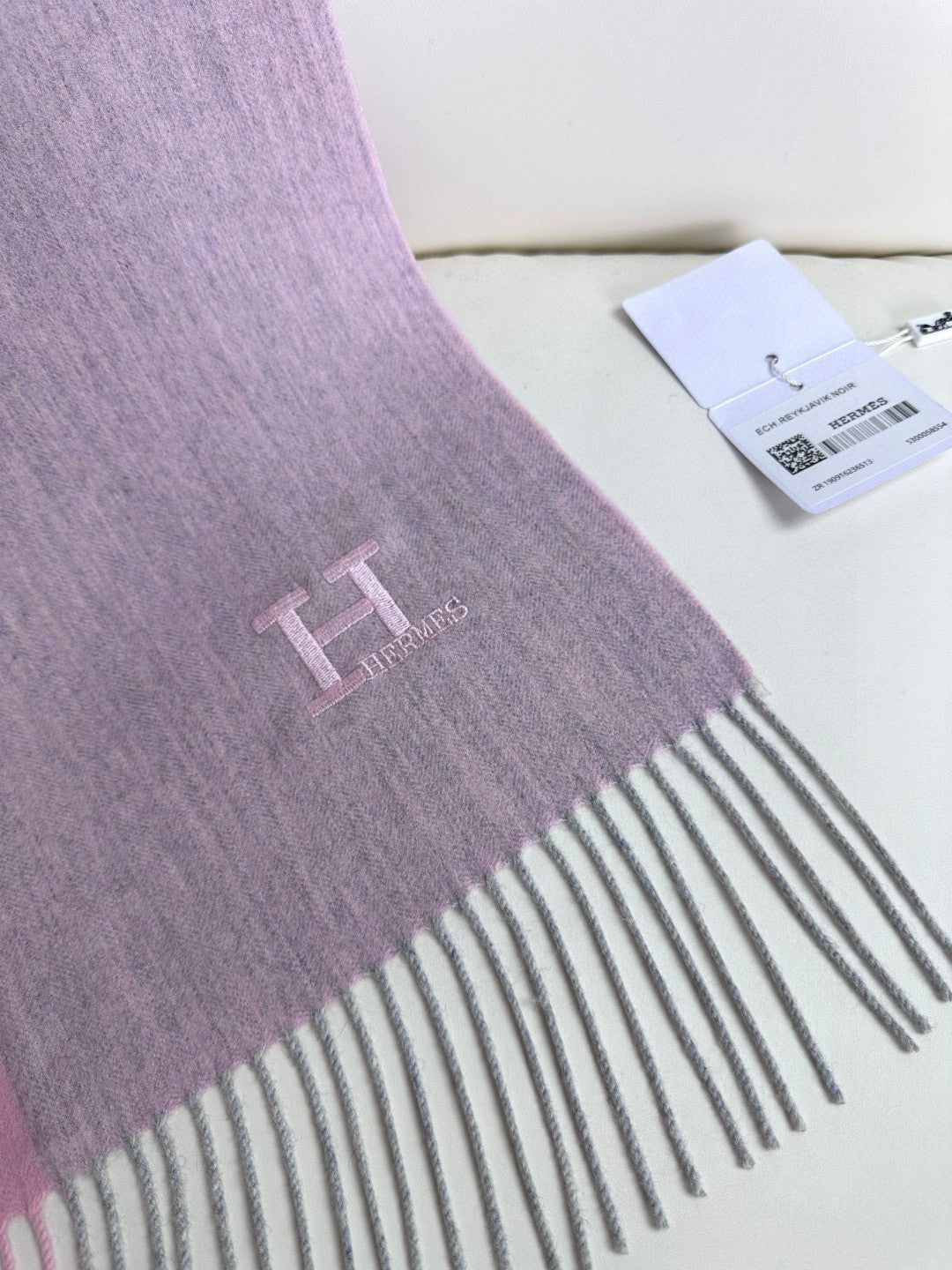 SCRAF 190 CM IN BLUSH PINK CASHMERE