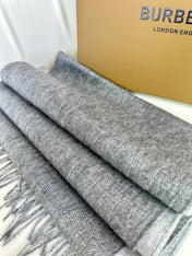 SCARF 180 CM IN GRAPHITE GRAY CASHMERE 398415