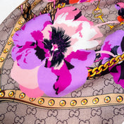 GUCCI 26S SCARF 140 IN CASHMERE AND SILK 309776