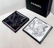 CHANEL 25S SCARF 90 IN TWILL SILK 740295