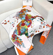 HERMES 25S SCARF 90 IN SILK 729028