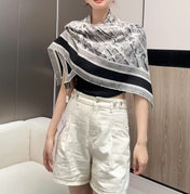 DIOR SCARF 110 CM IN SILK 730652