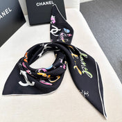 CHANEL 26S SCARF 90 IN SILK 304554