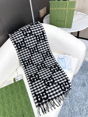 GUCCI 25S SCARF 220 IN CASHMERE 732134