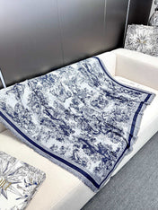 DIOR 26S SCARF 140CM IN SILK & CASHMERE 292286