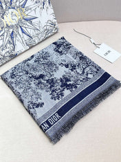 DIOR 26S SCARF 140CM IN SILK & CASHMERE 292286