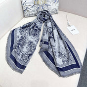 DIOR 26S SCARF 140CM IN SILK & CASHMERE 292286