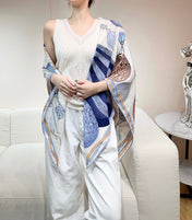 LV 26S SCARF 140 IN CASHMERE AND SILK 319696