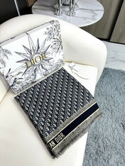 DIOR 26S SCARF 140CM IN CASHMERE SILK 313216