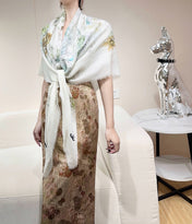 CHANEL 26S SCARF 140 IN SILK 309769