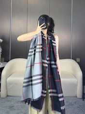 BURBERRY 26S SCARF 220CM IN CASHMERE SILK 303205