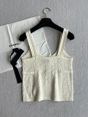 Chanel 25P Camisole Beige Cashmere 220192