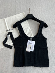 Chanel 25P Camisole Black Cashmere 220191
