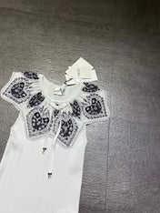 DIOR 26S LACE-COLLAR KNIT TOP 1382