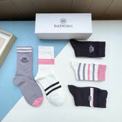 BALENCIAGA 26S CREW SOCKS 553394 (1 BOX)