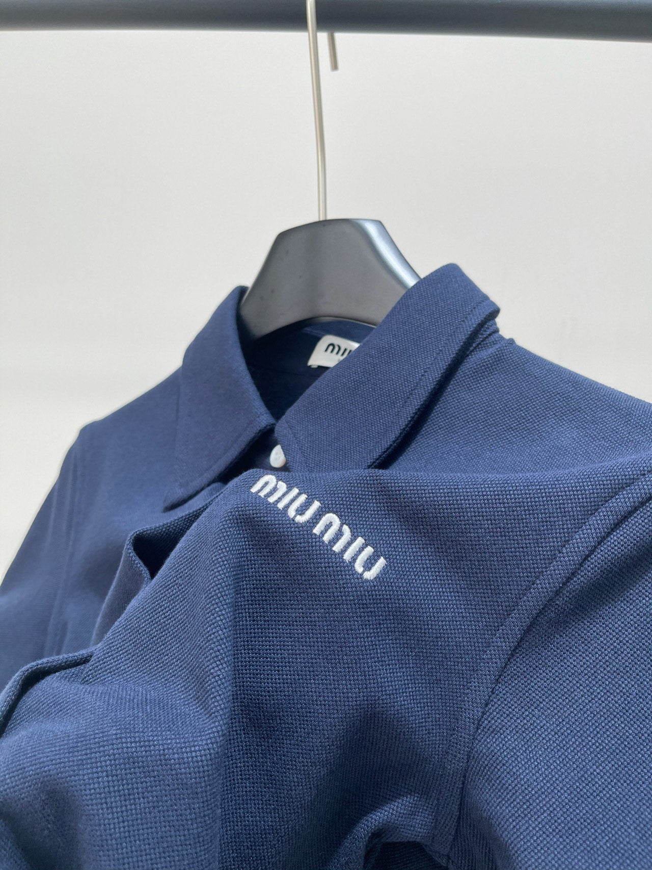 MIUMIU SHORT SLEEVE POLO SHIRT 273028