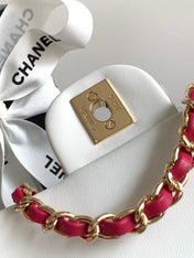 MINI 20 CLASSIC HANDBAG IN WHITE EMBROIDERED TWEED SEQUINS