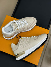LV NEO RUN AWAY SNEAKER IN KHAKI TAN CALFSKIN