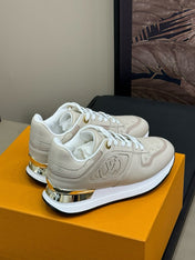 LV NEO RUN AWAY SNEAKER IN KHAKI TAN CALFSKIN