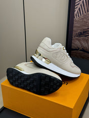 LV NEO RUN AWAY SNEAKER IN KHAKI TAN CALFSKIN