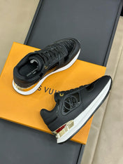 LV NEO RUN AWAY SNEAKER IN BLACK CALFSKIN
