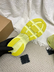 LOEWE 26S CLOUDSOLO SNEAKERS IN LIME YELLOW RECYCLED POLYESTER