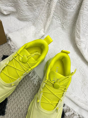 LOEWE 26S CLOUDSOLO SNEAKERS IN LIME YELLOW RECYCLED POLYESTER