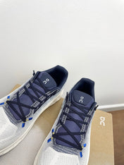 LOEWE 26S CLOUDTILT SNEAKER IN DARK BLUE IVORY RECYCLED POLYESTER
