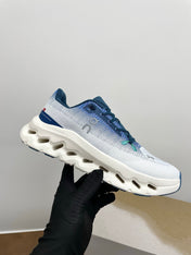 LOEWE 26S CLOUDTILT SNEAKER IN BLUE IVORY RECYCLED POLYESTER