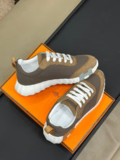 BOUNCING SNEAKERS BROWN CALFSKIN