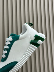 BOUNCING SNEAKERS TEAL MIX WHITE CALFSKIN