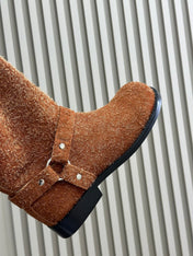 LW CAMPO BIKER BOOT SIENNA SUEDE