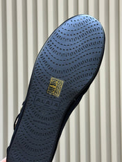 ALAIA 26S MARY JANE BALLET FLATS IN BLACK VELVET