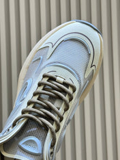 DIOR 26S B30 COUNTDOWN TECH SNEAKER IN GRAY AND LIGHT BLUE TECHNICAL FABRIC AND SUEDE