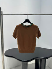 PRADA 25S BEADED CREW NECK SWEATER 314