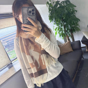 HERMES 25S SCARF 170 IN CASHMERE 854667
