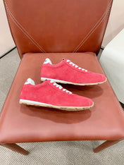 PLUME SUEDE SNEAKERS WATERMELON