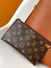 LV 25S LOW KEY HOBO BAG 35 CM IN BURNT ORANGE CALFSKIN
