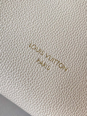 LV 25S LOW KEY HOBO BAG 28 CM IN CREAM WHITE CALFSKIN